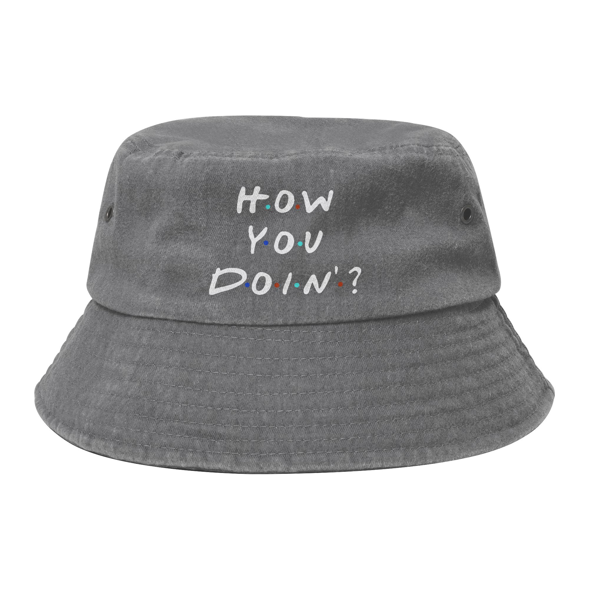 Casual How You Doin Friends TV show Bucket Hats Unisex Lightweight Camping  Fishing Cap Bob Hats One Size