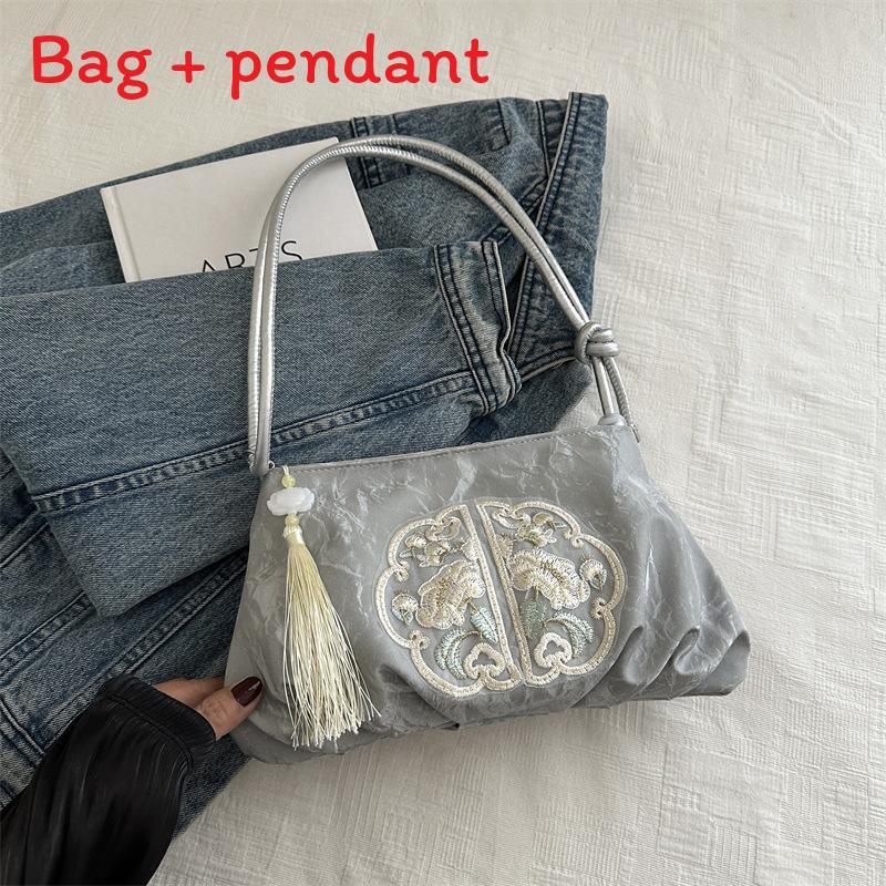 New Chinese Style Crossbody Bag With Soft Pu And Seam Details For Summer Fashion