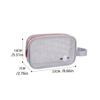 Zipper Mesh Makeup Bag Large Capacity Toiletry Storage Bag Casual Transparent Cosmetic Bag  Holiday
