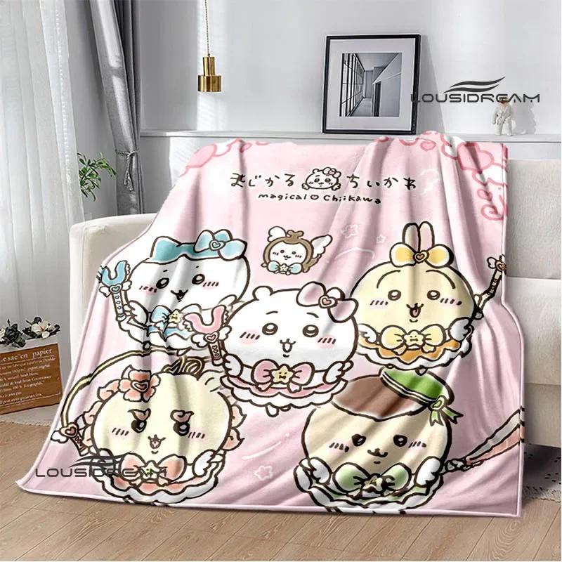 3D Cute C-Chiikawas Printed Blanket Flannel Warm Blankets Soft and Comfortable Blanket Bed Linings Cubre Cama Birthday Gift
