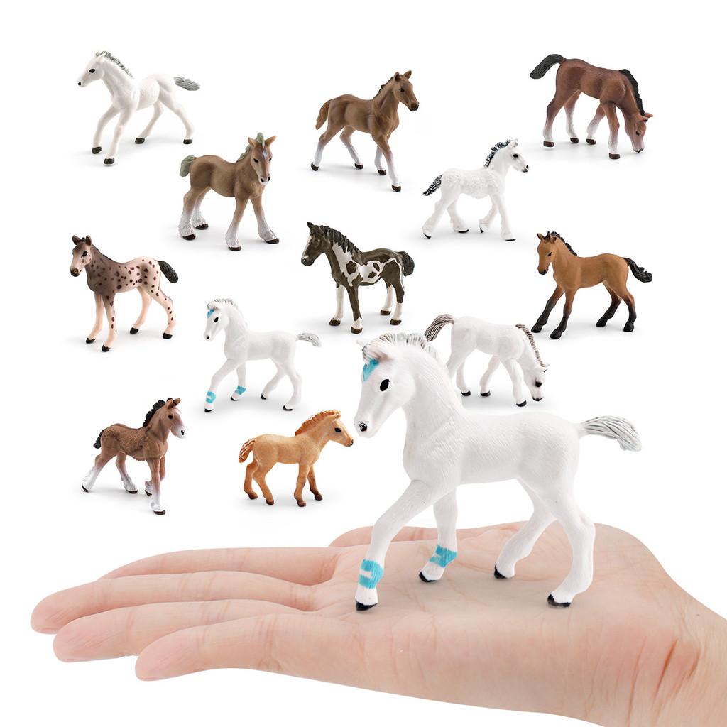 Wild Shire Horse Lipizzaner Pvc Model For Kids Educational Display