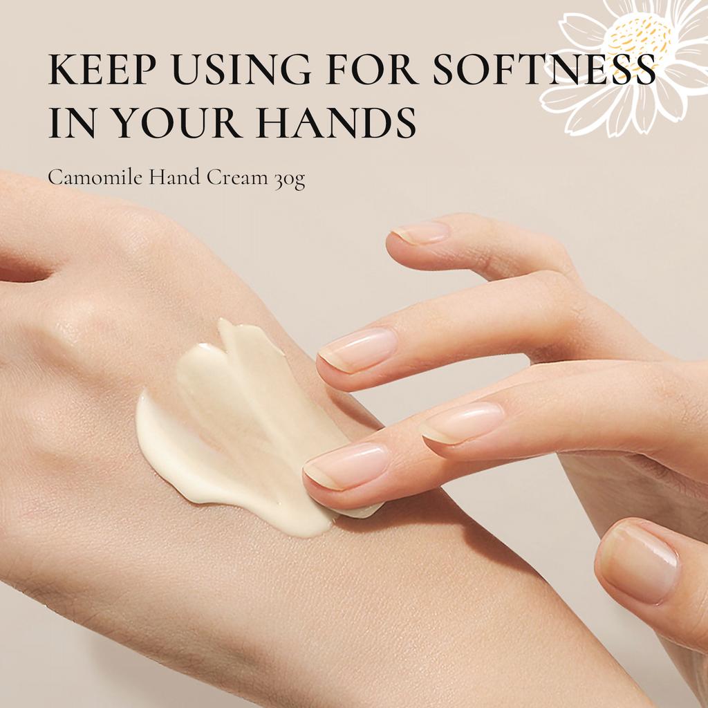 LAIKOU Kamillen Handcreme Spendet Feuchtigkeit und Repariert Raue Handhaut Handpflege