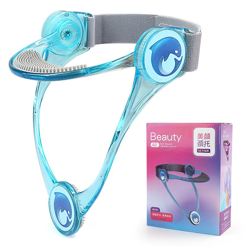 

Корректор осанки Фиксация Складной ПК ТПУ Регулируемая опорная рама Подтяжки для шеи Предотвращают опускание головы Двойной подбородок Наклон шеи вперед синий