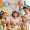 Cute Easter Bunny Ears Headband Women Fluffy Plush Hair Band Girl Rabbit Ear Headpiece Cosplay Costume Accessory For Party Gifts