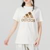 Adidas Gfx Tee Running Casual Round Neck T-Shirt Women Tops Off-White HY2846