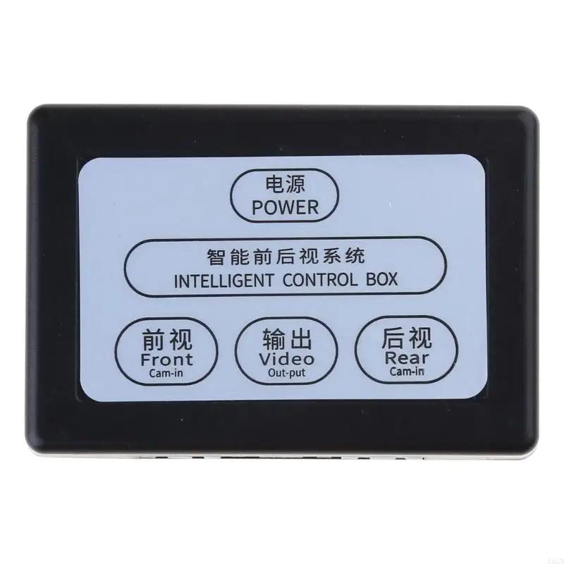 Car Parking Camera Video Channel Converter Auto Front/Rear View Camera Video Control Box Suiatble for CVBS &AHD X7AE
