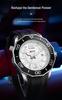 OFNS Men's Rotating Bezel Quartz Watch: 3D Numerals, Waterproof, Steel Strap, Ideal for Business & Commuting