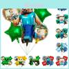 Globos de Aluminio de Roblox Minecraft para Decoraciones de Fiesta de Cumpleaños Infantil