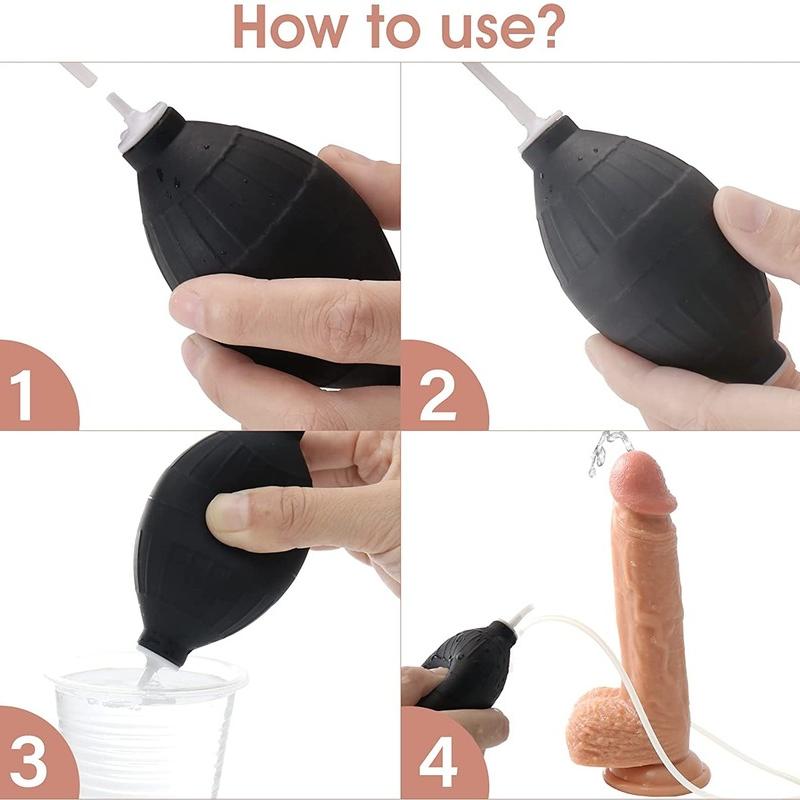 Realistic Squirting Dildo for Women, G-Spot Anal Dildos, Women Sex Toys Ejaculating Dildo with Suction Cup for Women, Gay Solo or Couples Have Fun