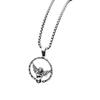 Metall Stahl Halskette für Männer mit einzigartigem Anhänger, Punk Style Kettenhalskette Verstellbarer Modeschmuck für Freund