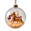 12 Pack Lighted Christmas Ornaments, Battery Operated Christmas Balls, Hanging Tree Decor with 3 Button Cell Batteries,