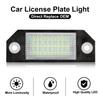2 Stücke High Power Xenon Weiße LED Auto Anzahl Kennzeichenbeleuchtung Zubehör Lampen Canbus 12 V Für Ford Focus C-MAX Focus MK2