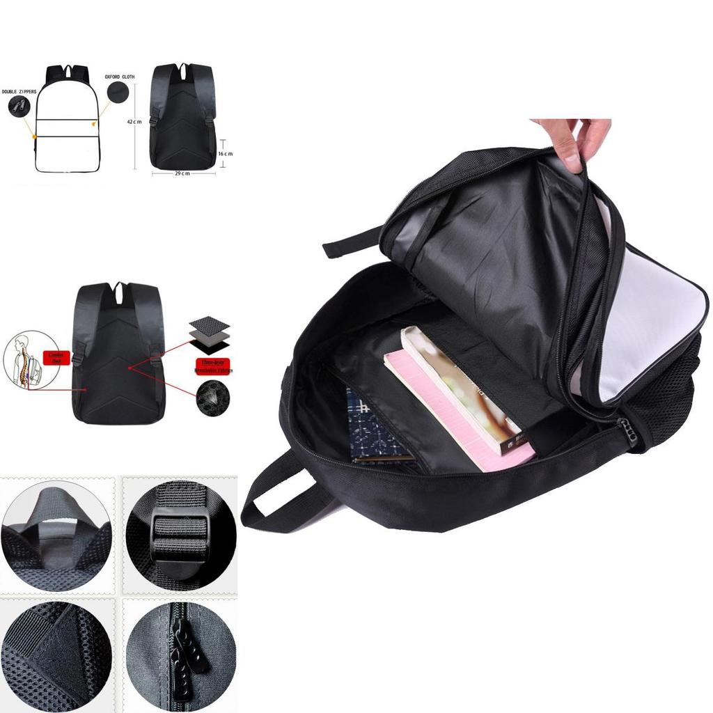 Durable Tom Clancy Rainbow Six Siege Backpack With Adjustable Shoulder Straps And Headphone Jack