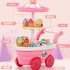 Popular Toy 3d Assembly Diy Mini Toy Ice Cream Candy Ice Cream Music Truck Puzzle Simulation Cart Kitchen Toy Set Birthday Gift