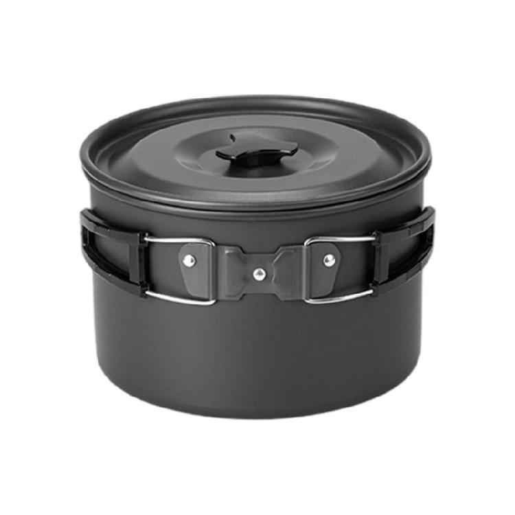 Outdoor NonStick Camping Cookware with Lid Outdoor Cooking Pots Portable Cooking Utensils for Outdoor Camping Picnic