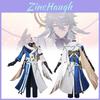 Fantasia Cosplay Linda e Estilosa de Honkai Star Rail Para Homens Em Vibrante Cor Azul