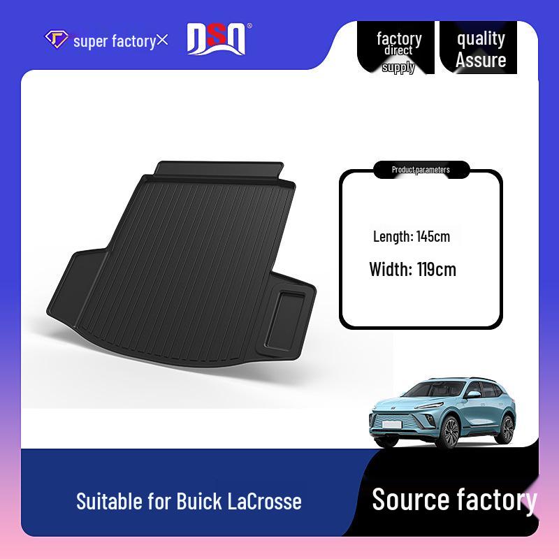 2009-2025 Buick LaCrosse All-Season Trunk Mat: Waterproof, Non-Slip, Wear-Resistant