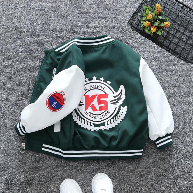 Baby Boys Coat Spring Autumn Fashion Boys Baseball Uniform Birthday Present Sports Jacket 2-7 Years Children Outerwear Clothing