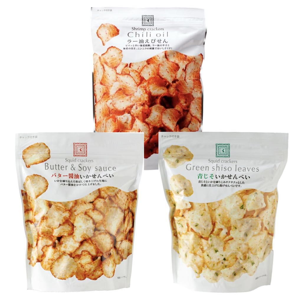 

Kinokuniya Ассортимент Перечное масло Креветки Зеленый Шисо Кальмар и Сливочное масло Соевый соус Кальмар по 80 г каждого Рис Вкусно Пиво Крекеры, Крекеры, Крекеры, (1