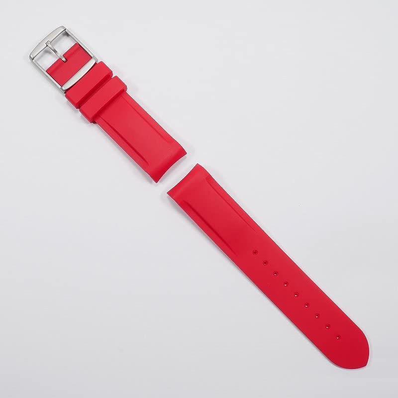 Swatch X Omega Exclusive Rubber Strap with Buckle (Red)