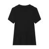 Womens Slim Fit Polo Neck Knit Top Short Sleeve Textured T Shirt Casual 2025