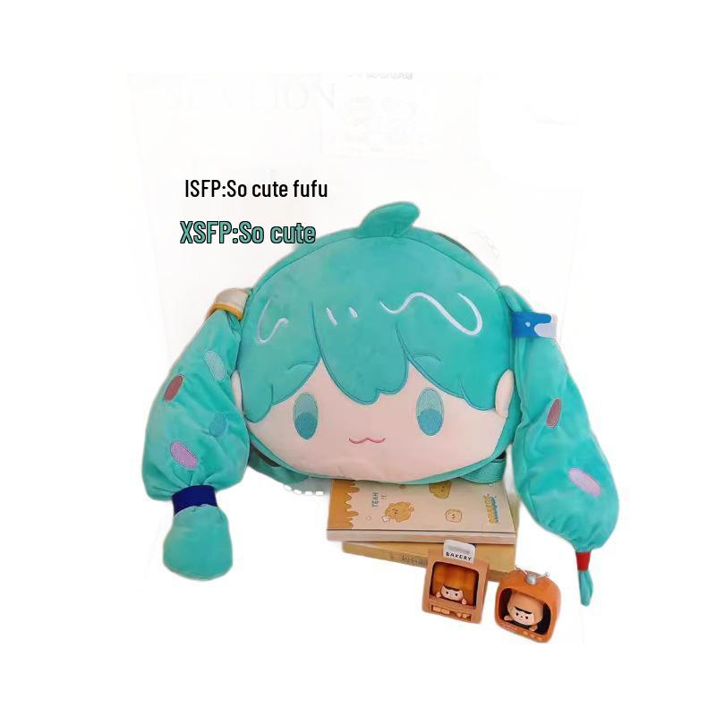 Hatsune Miku Blinzelnde Augen Ita Bag Plüschrucksack - Schultasche mit großer Kapazität