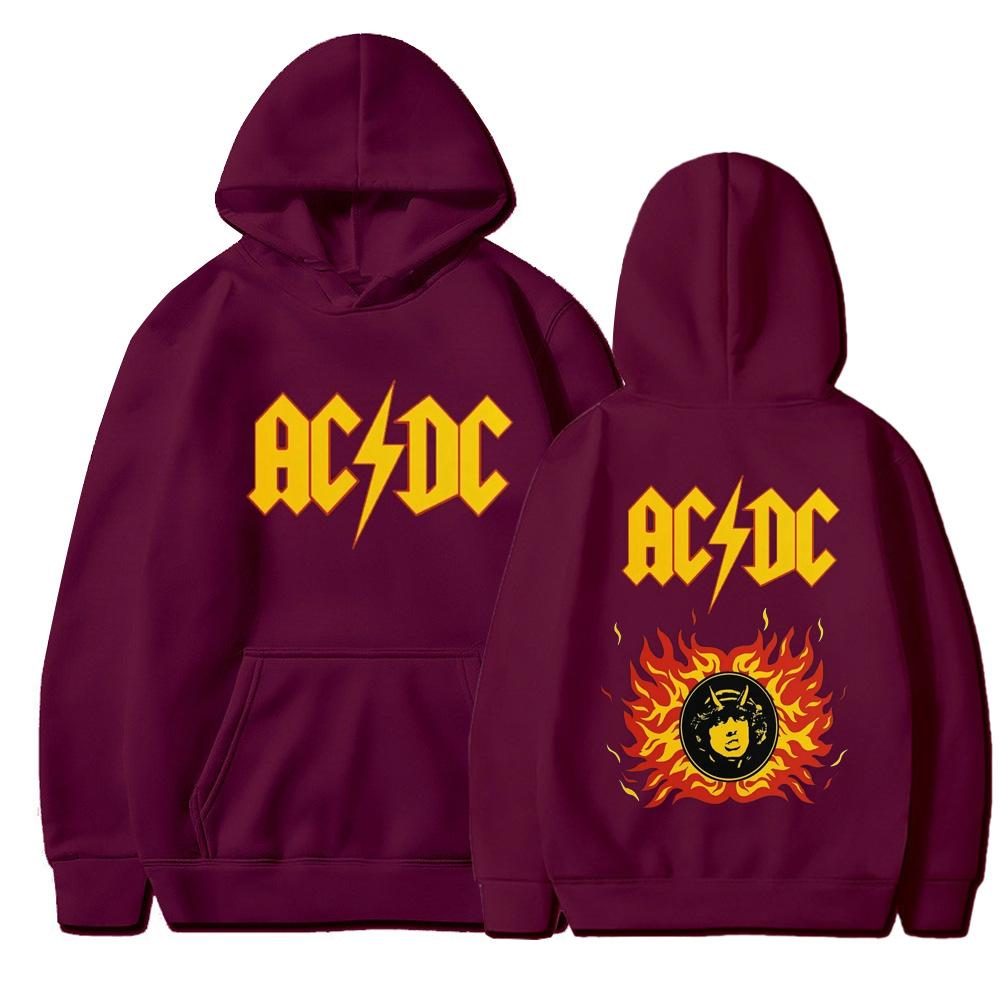 2024 ac pwdup live dc print Hoodie Herren Pullover Sweatshirt Retro Mode Übergroße Hoodies Punk Streetwear