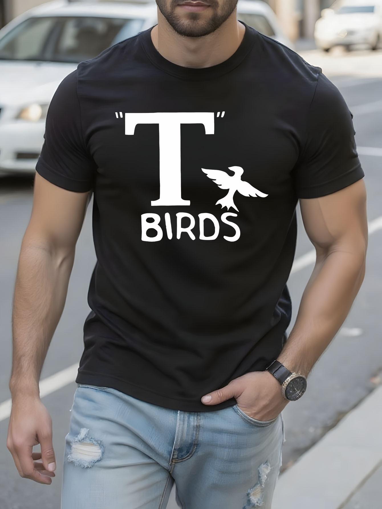 Vintage 1950s T-Birds Greaser Tshirt - Black Retro Movie ... S