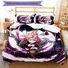 3pcs Demon Slayer Characters2 Pattern Bedding Set Duvet Cover Set Includes Duvet Cover &pillowcases, Perfect All Season Bedroom Decoration & Gift