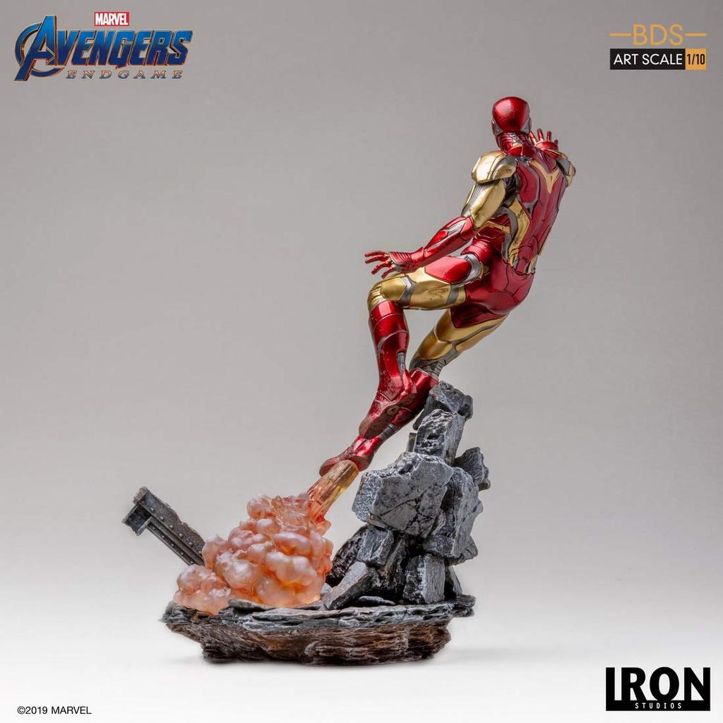 Iron Studios 1/10 Scale Iron Man Avengers Endgame Iron Man Mark LXXXV BDS