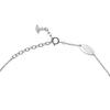 VIVIENNE WESTWOOD Octavie Bow Saturn Pendant Long Necklace Unisex Necklace Silver Pink 6302039G-01P356-SM