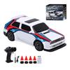 1:43 Scale RC Drift Car, 2.4GHz 4WD Remote Control Model Vehicle with LED Lights and Racing Tires
