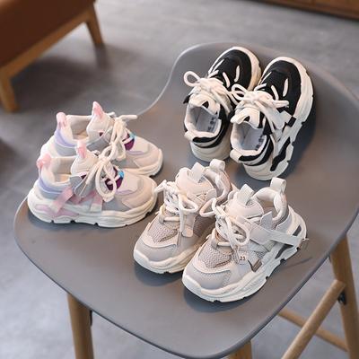 Mädchen Papa Schuhe Frühling und Herbst Kinder Netzschuhe Hersteller Großhandel Jungen Sportschuhe Mode Kinder Kinder Laufschuhe