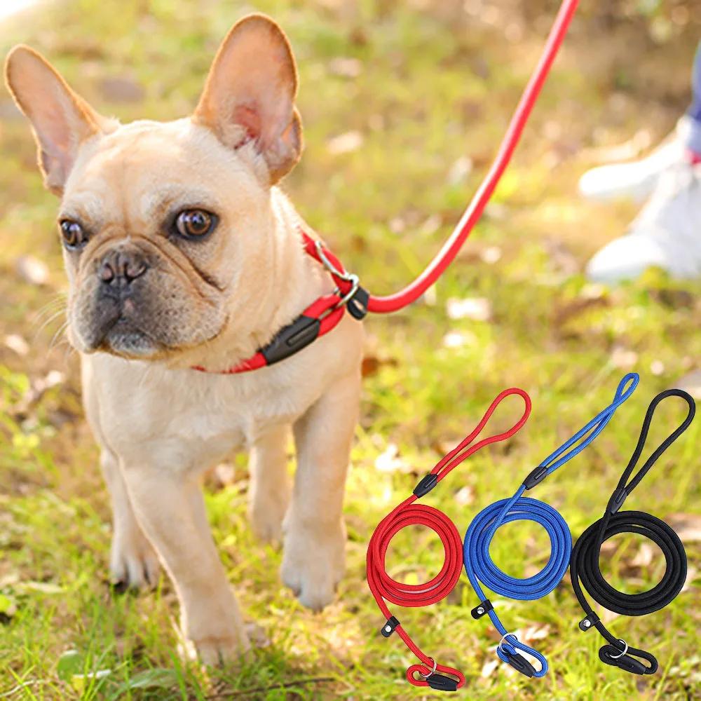 Dog Training Leash P Leash, Durable Nylon Material Heavy Duty, Anti-Pull Comfortable Sturdy Pet Traction Rope Pet Supply