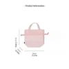 Storage Cosmetic Bag Portable Canvas Bucket Bag Cute Drawstring Bag  Girls