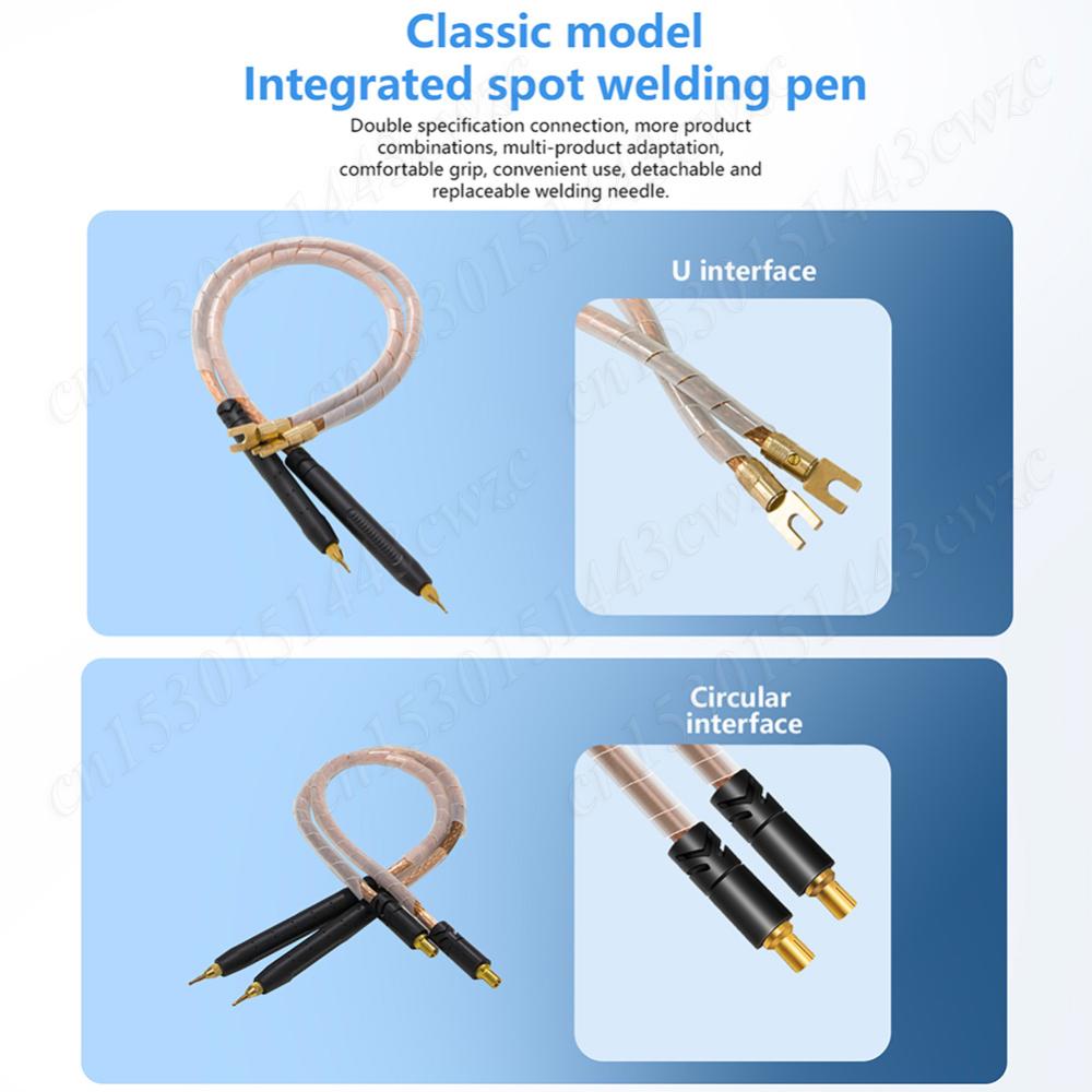 DIY Spot Welding Pen Removable Welding Pin Welder Attachment Pen Welding Needle for 18650 Battery Handheld Spot Welding Machine