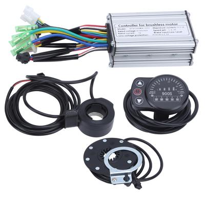 Motor elétrico 36V48V 250W sem escovas 7A controlador com KT?Kit de painel LED 900S para bicicleta elétrica
