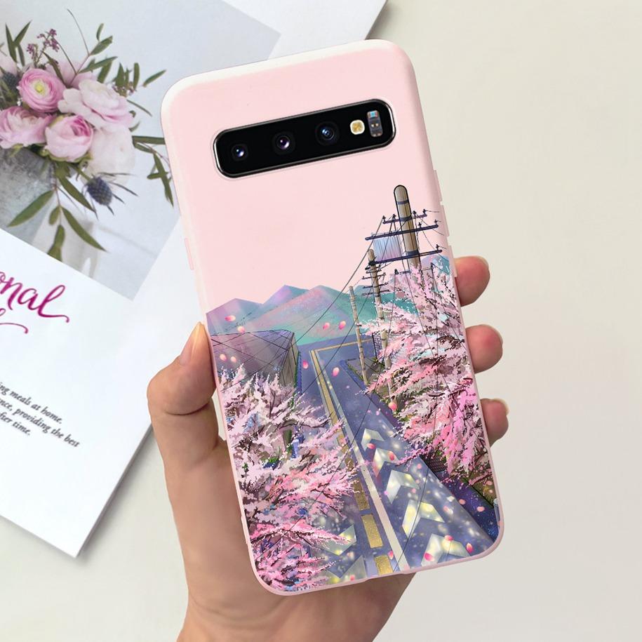 For Samsung S10 Plus SM-G975F Case Cute Dinosaur Duck Cartoon Soft Silicone Phone Cover For Samsung Galaxy S10 S10e G973F Bumper