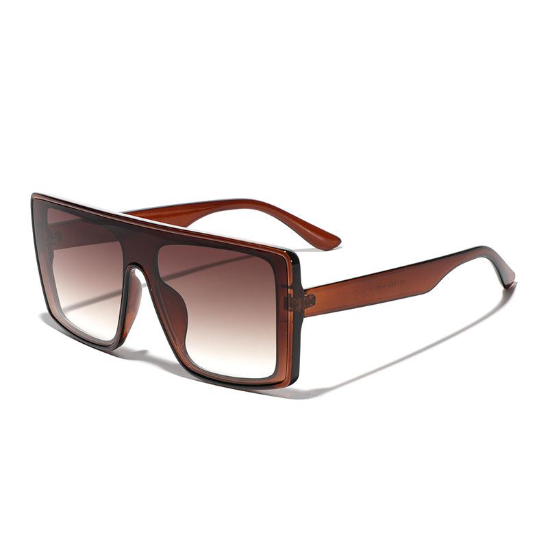 

Очки Большая оправа Интегрированные солнцезащитные очки Унисекс солнцезащитные очки