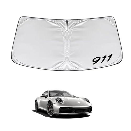 

KOKATO Front Sunshade for Porsche 911/992 (July 2019 - Present) - Designed for Heat Protection, Sunshade, Heat Blocking, Light Blocking, UV Protection