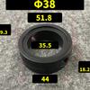 38 51 63 76 102mm EPDM Slicone Santiary Seal Gasket Replacement For 1.5" 2" 2.5" 3" 4" Tri Clamp Butterfly Valve Homebrew