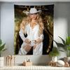 BBeyonce Hot Singer Colorful Tapestry Wall Hanging Bohemian Wall Tapestries Mandala Wall Art Decor