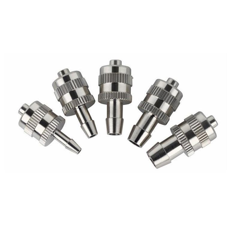 Hot Sale Dispensing Glue Subpackaging Syringe Barrel Luer Lock Adapter Fitting Tracheal Connector Metal Material Parts