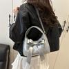 Schöne lässige süße Handtasche mit Schleife, Sommer, vielseitig, Kette, Schulter, Umhängetasche, Damen