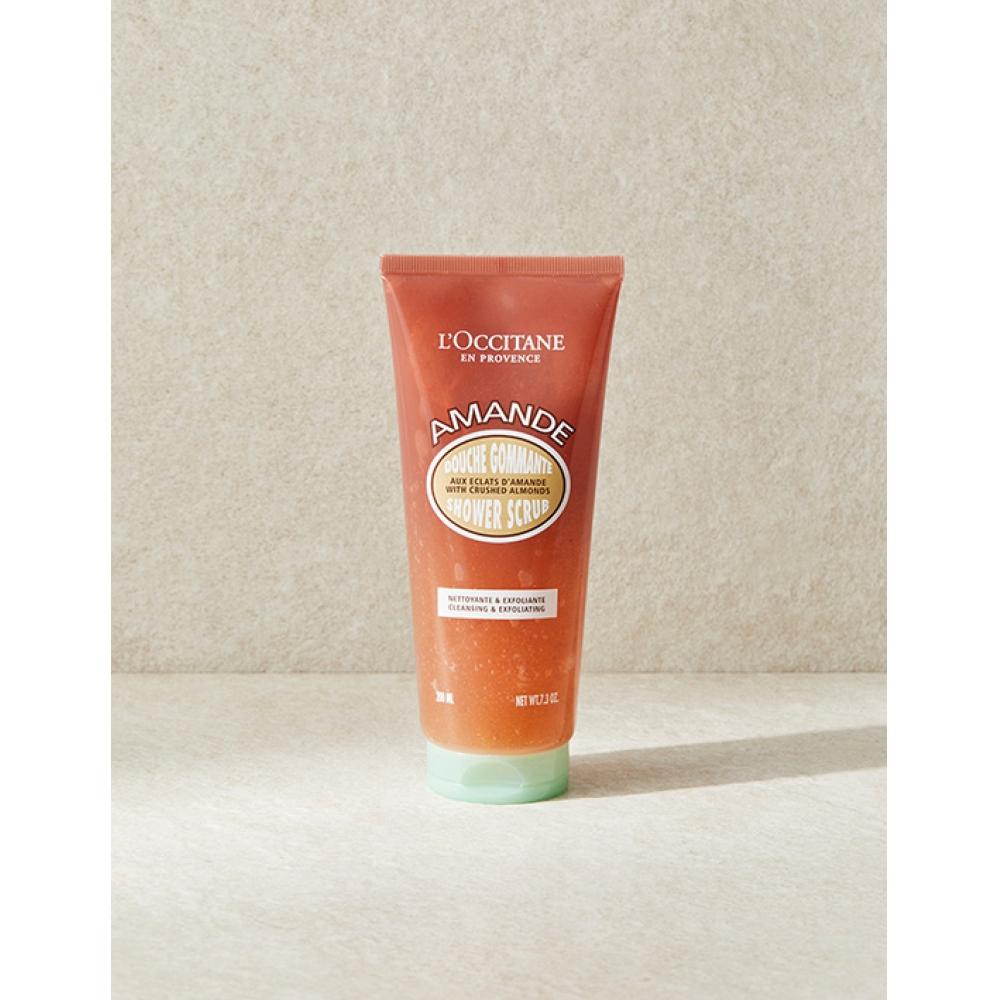 

L Occitane Очищающий отшелушивающий скраб для душа с миндалем 200 мл