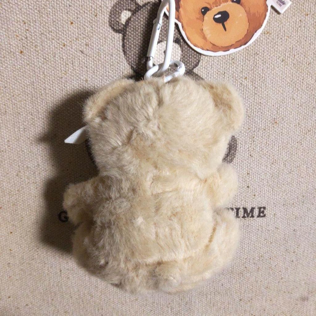 [USED] TEDDY ISLAND Teddy Island Plush Keychain (Sitting)