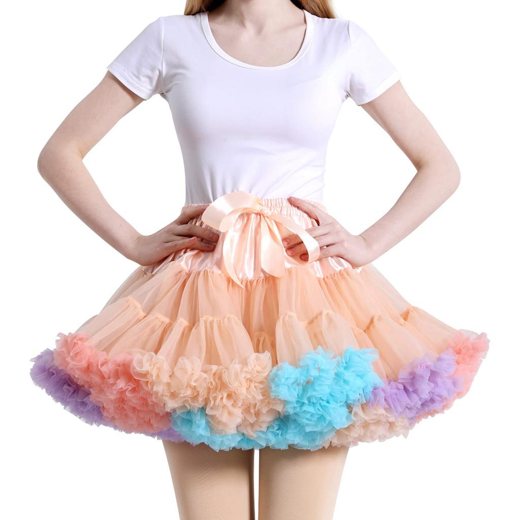 Women Petticoat Underskirt Swing  Princess Skirt Hippy Cosplay Cute New