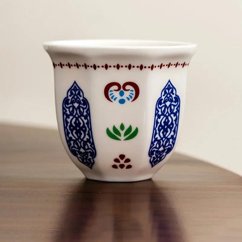 170/250ML Ceramic Coffee Cups Hand Held Latte Espresso Mugs Creative Home Stars Moon Pattern Anti-scald Cappuccino Teacup Gifts