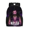 Rhea Ripley Rucksack Streetwear Rucksäcke Jugend Trainingsmuster High School Taschen Hohe Qualität Rucksack