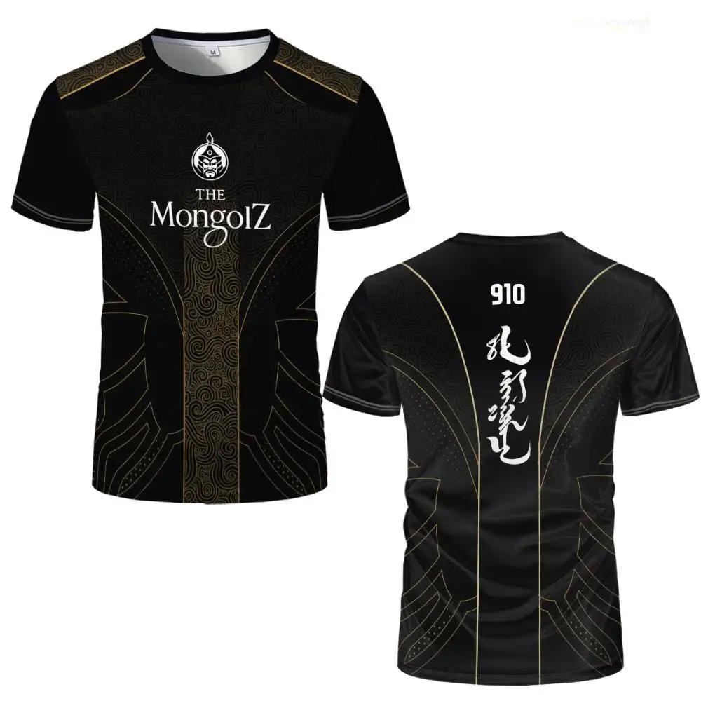 2026 Mongolia E-sports Team Training Uniform - Mongolia Team Club CS2 Player Customized T-Shirts for Men and Women